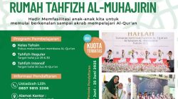 Rumah Tahfizh Al-Muhajirin Purwakarta Buka Penerimaan Santri Baru Tahun Pelajaran 2025/2026, Hadirkan Program Unggulan dan Prestasi Membanggakan